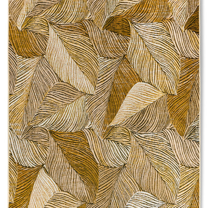 Vloerkleed Teppich Eugene Rechthoekig - Goud/Zwart