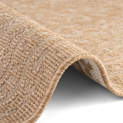 Vloerkleed Rosel Rechthoekig - Jute wit