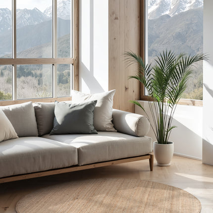 Vloerkleed Jaipur Rond - Natuurlijk goud