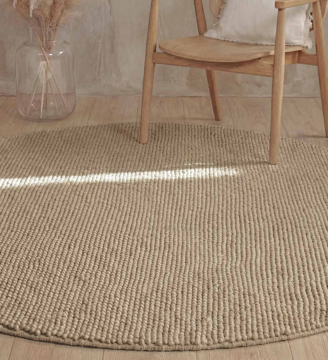 Vloerkleed Diana Rond - Beige