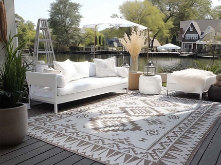 Dubbelzijdig Buitenkleed Elle - Beige