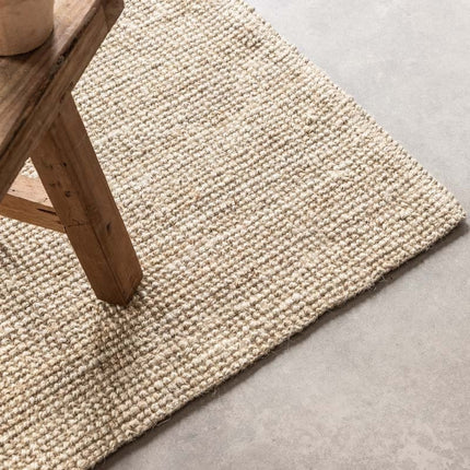 Handgeweven Jute Vloerkleed - Crème