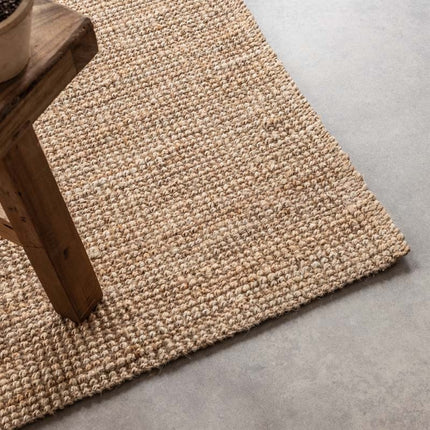 Handgeweven Jute Vloerkleed - Naturel