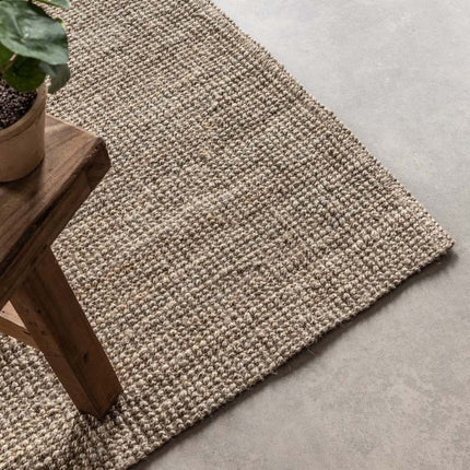 Handgeweven Jute Vloerkleed - Taupe