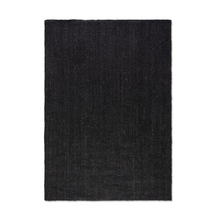 Handgeweven Jute Vloerkleed - Zwart