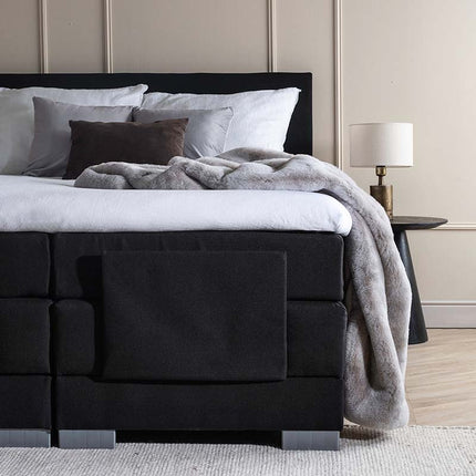 Elektrische Boxspring Julia - Zwart