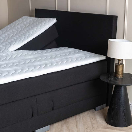 Elektrische Boxspring Julia - Zwart