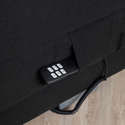 Elektrische Boxspring Julia - Zwart