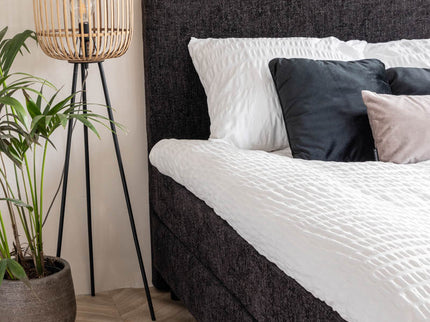 Boxspring Julia Geweven - Antraciet