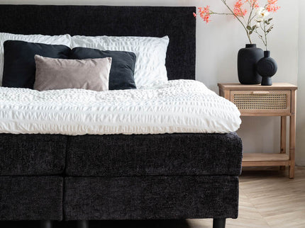 Boxspring Julia Geweven - Antraciet