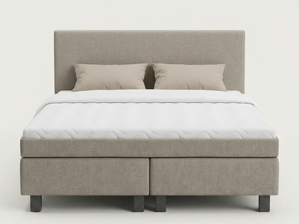Boxspring Julia Relax in beige, vooraanzicht