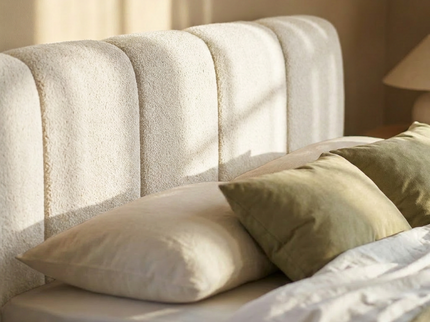 Boxspring Palermo met opbergruimte, hoofdbord style