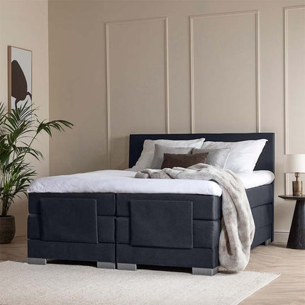 Elektrische Boxspring Julia - Navy