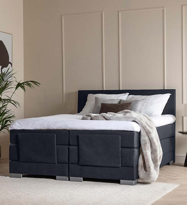 Elektrische Boxspring Julia - Navy