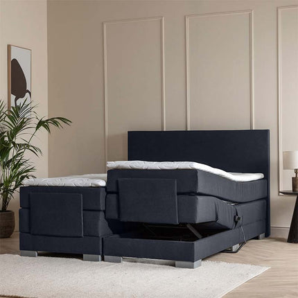 Elektrische Boxspring Julia - Navy