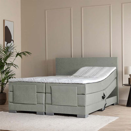 Elektrische Boxspring Julia - Groen