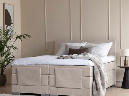 Elektrische Boxspring Julia - Beige