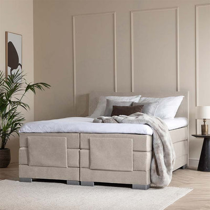 Elektrische Boxspring Julia - Beige