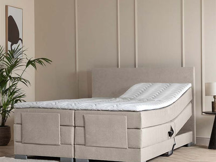 Elektrische Boxspring Julia - Beige