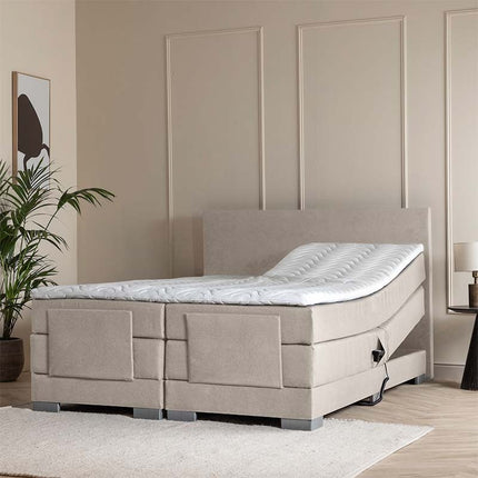 Elektrische Boxspring Julia - Beige