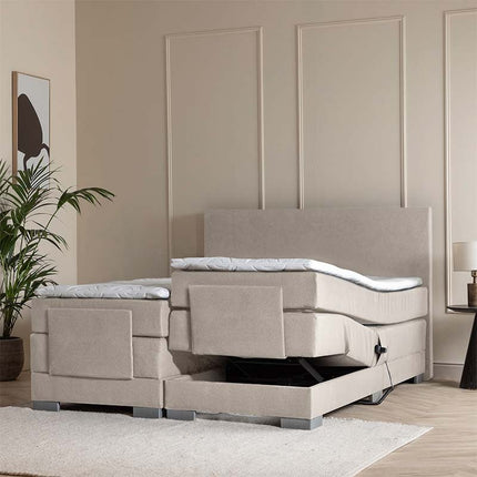 Elektrische Boxspring Julia - Beige