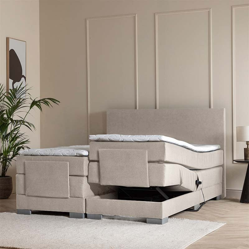 Leer Box Spring Elektrische Boxspring Julia | Dekbed-Discounter
