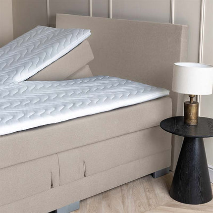 Elektrische Boxspring Julia - Beige