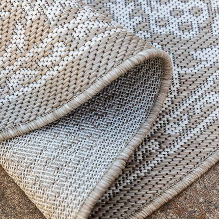 Buitenkleed Brunello Rond - Crème