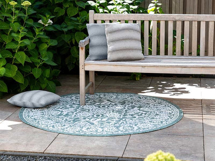 Buitenkleed Brunello Rond - ø 160 cm - Groen