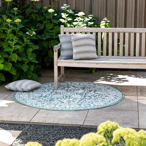 Buitenkleed Brunello Rond - ø 160 cm - Groen