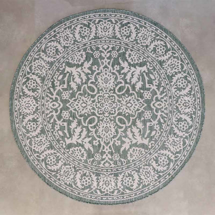 Buitenkleed Brunello Rond - ø 160 cm - Groen