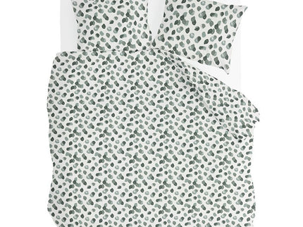 Byrklund Dekbedovertrek Katoen - Spotty Animal - Groen