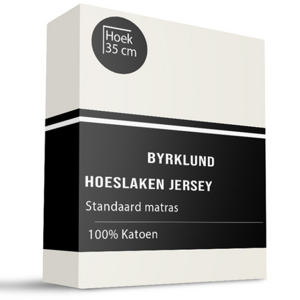 Byrklund Hoeslaken - Jersey Katoen Stretch