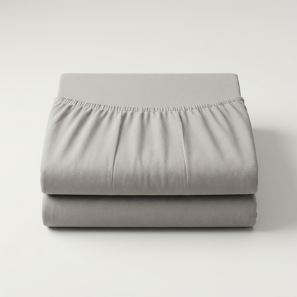 Hoeslaken Katoen - Jersey Stretch - Taupe