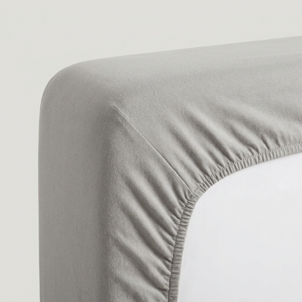 Hoeslaken Katoen - Jersey Stretch - Taupe