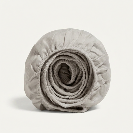 Hoeslaken Katoen - Jersey Stretch - Taupe