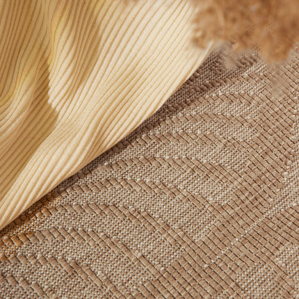 Vloerkleed Liora Rechthoekig - Jute/Wit