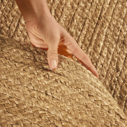 Vloerkleed Rangpur Ovaal - Natuurlijk Goud