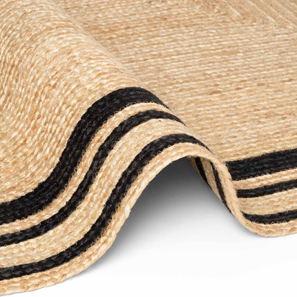 Vloerkleed Looma Rechthoekig - Natuur Goud Zwart