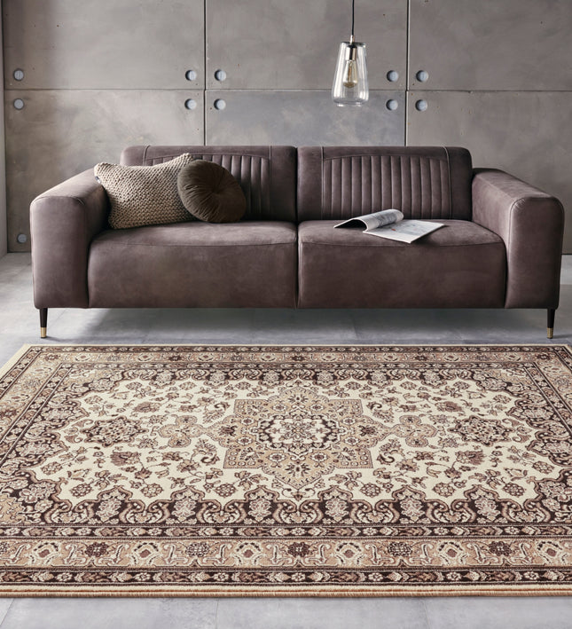Vloerkleed Parun Tabriz Rechthoekig - beige