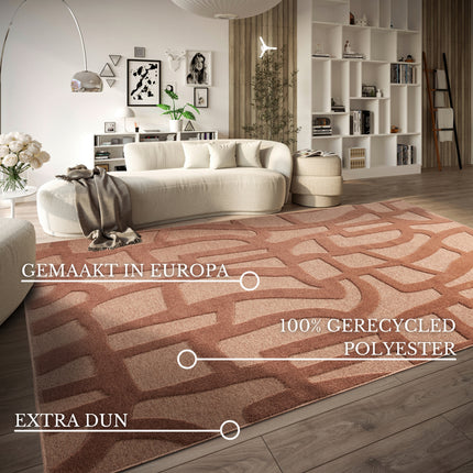 Vloerkleed Vintage Therese - Koper