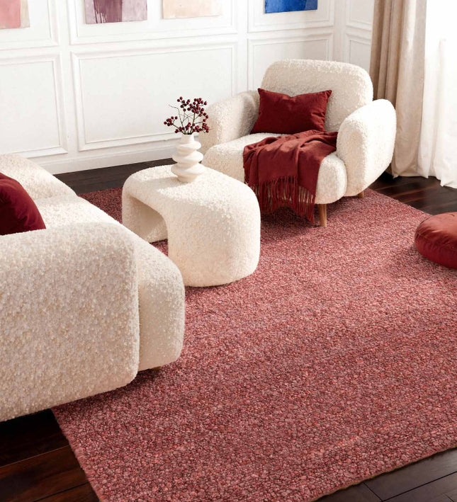 Vloerkleed Portobello Rechthoekig - Donkerroze