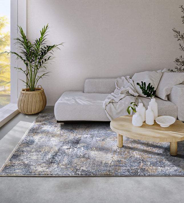 Vloerkleed Joseph Rechthoekig - Blauw