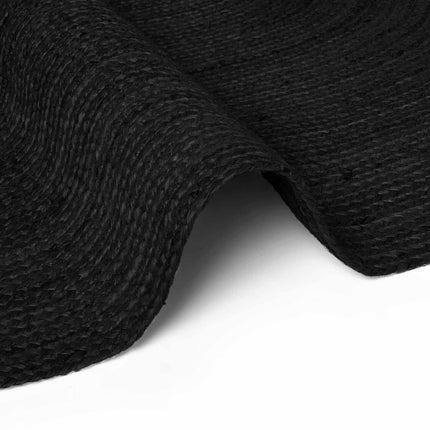 Vloerkleed Rangpur Ovaal - Zwart