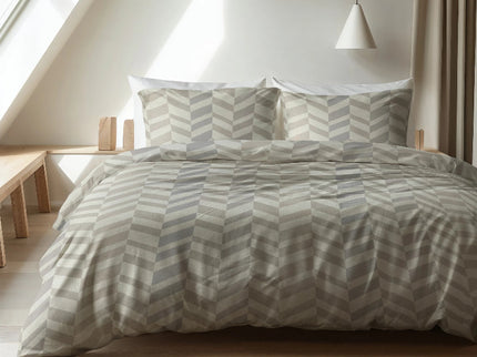 Dekbedovertrek Katoen-Flanel - Chevron