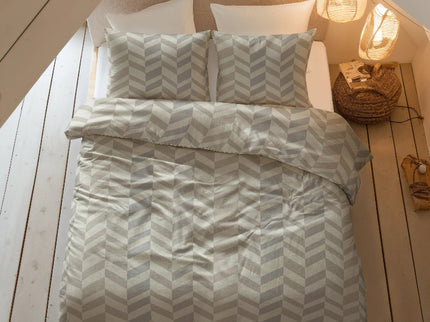Dekbedovertrek Katoen-Flanel - Chevron