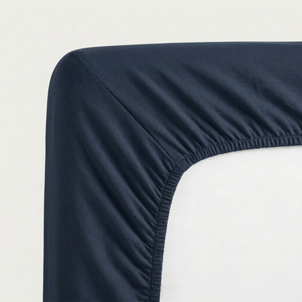 Topper Hoeslaken - Katoen Dubbel Jersey - Navy