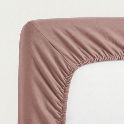 Hoeslaken - Katoen Jersey Stretch - Terra
