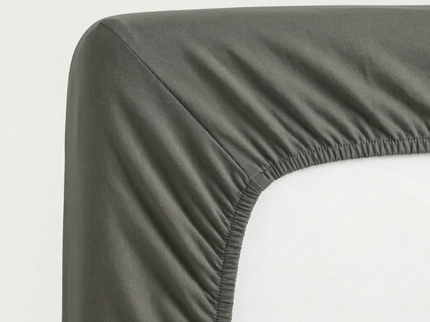 Splittopper Hoeslaken - Katoen Jersey Stretch - Truffel