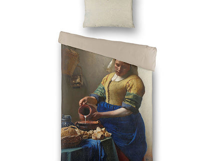 Cloud Nine Dekbedovertrek Katoen-Satijn - Het Melkmeisje - Art Collectie